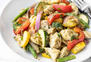 Pesto Chicken and Veggies Pesto Chicken and Veggies