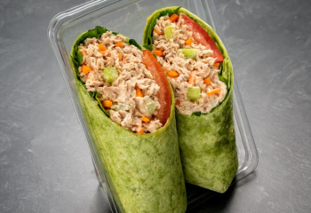 Tuna Salad Spinach Wrap