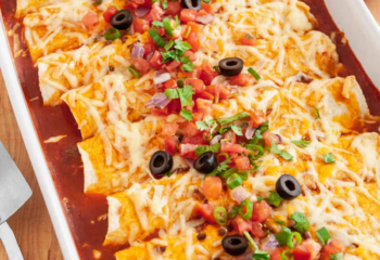 Cheesy Turkey Enchiladas