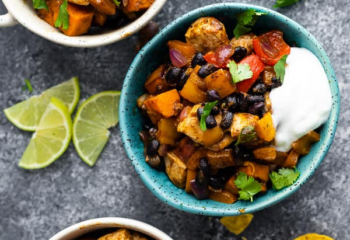 Chili Lime Chicken & Sweet Potato Bowl