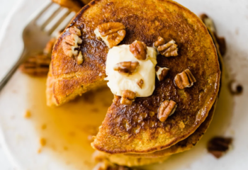 Pumpkin Oatmeal Pancakes