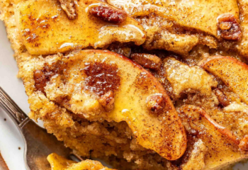Apple Spice Protein Sheet Pan Pancakes