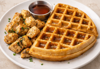 Chicken & Waffle Protein Plate Chicken & Waffle Protein Plate