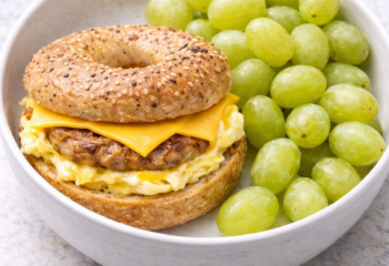 Sausage Egg & Cheese Skinny Bagel