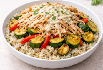 White Chicken Enchilada Rice Bowl White Chicken Enchilada Rice Bowl