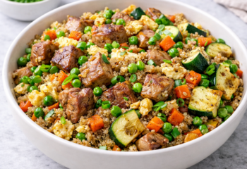 Quinoa Pork Fried Rice