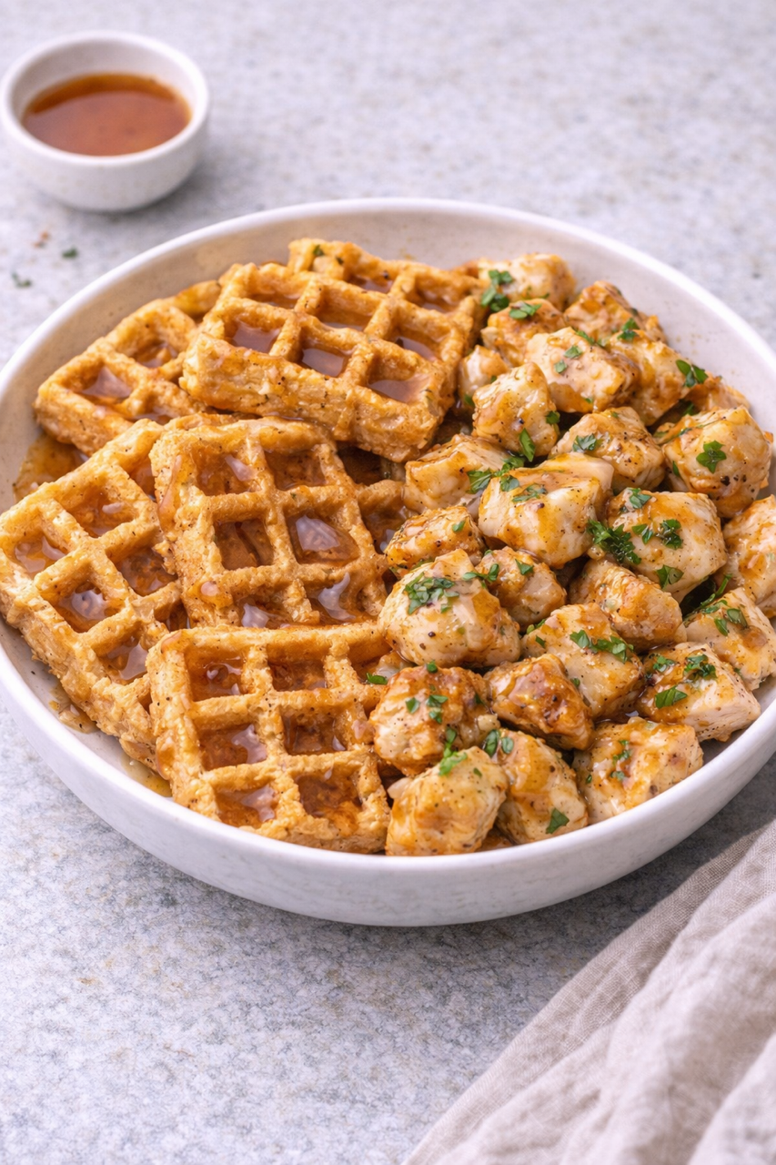 Chicken & Waffle Bowl